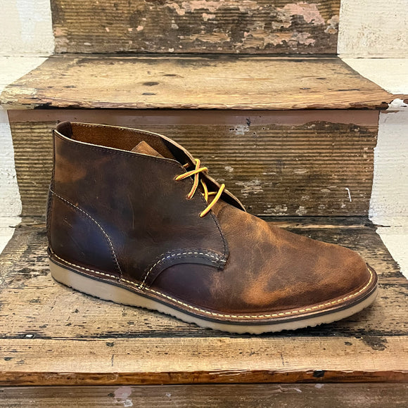 Red Wing weekender chukka boot in copper leather