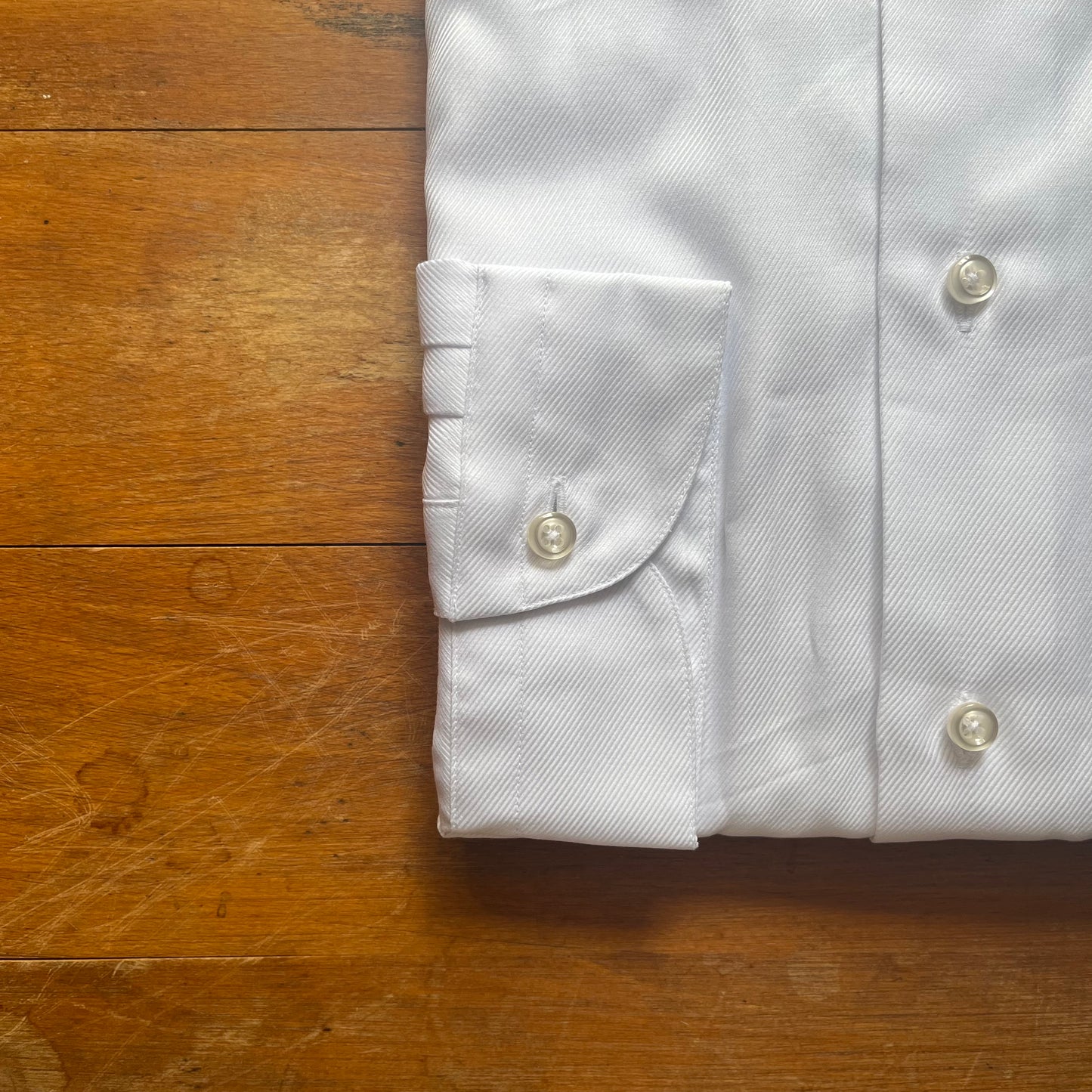 Regent - Pogo Shirt - White Grandad Collar