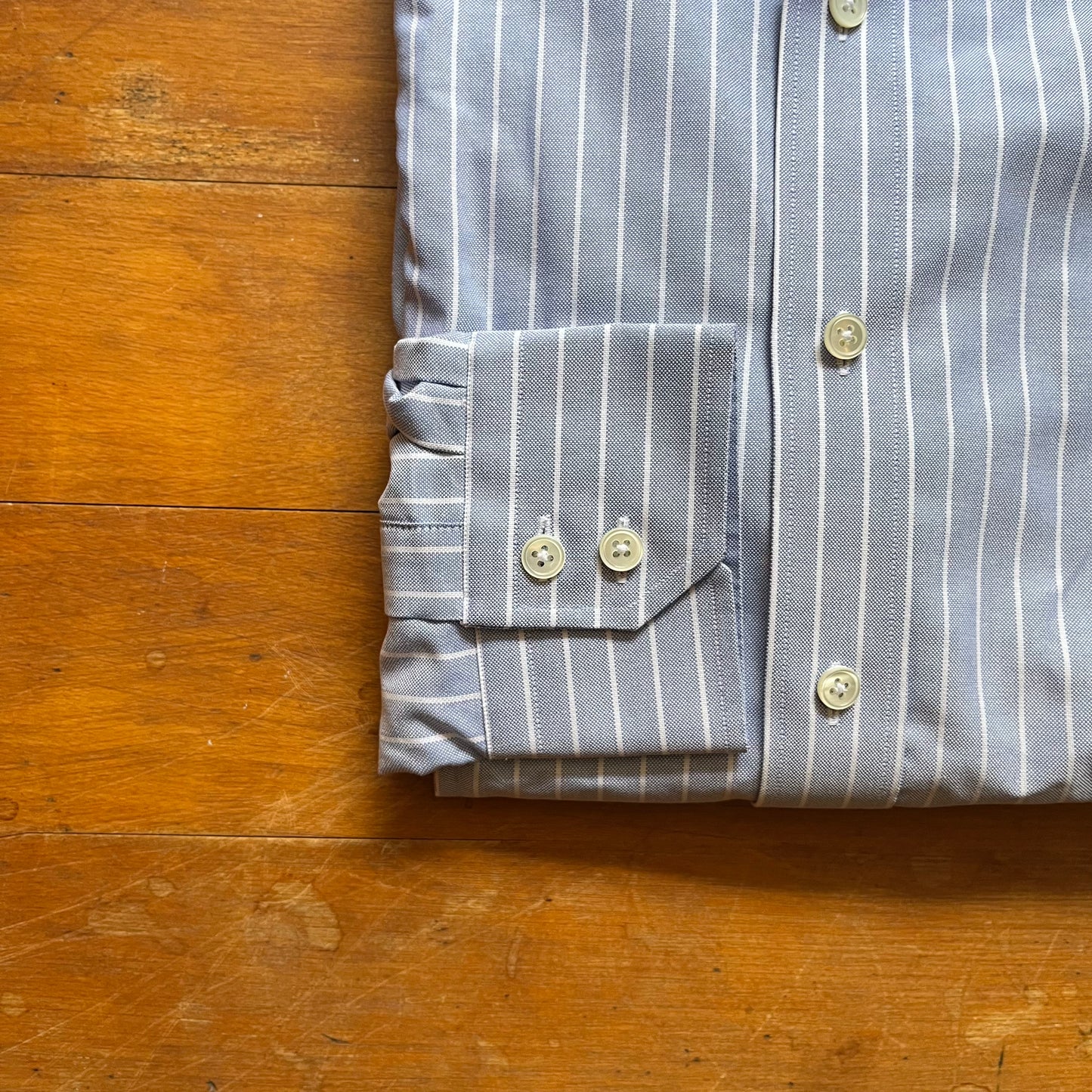 Regent - 'Johnny' Stripe Oxford Shirt - Blue/White