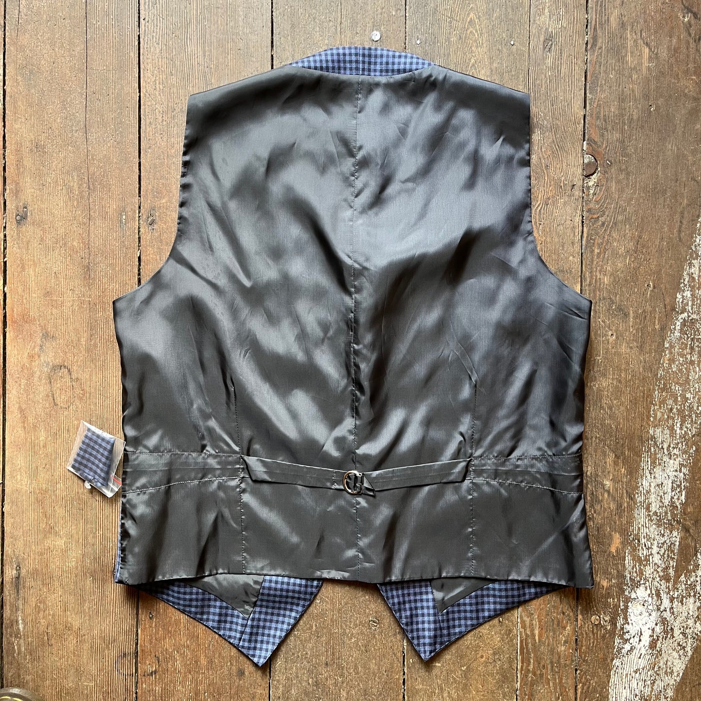 Regent - Waistcoat - Lamond - Blue Small Check