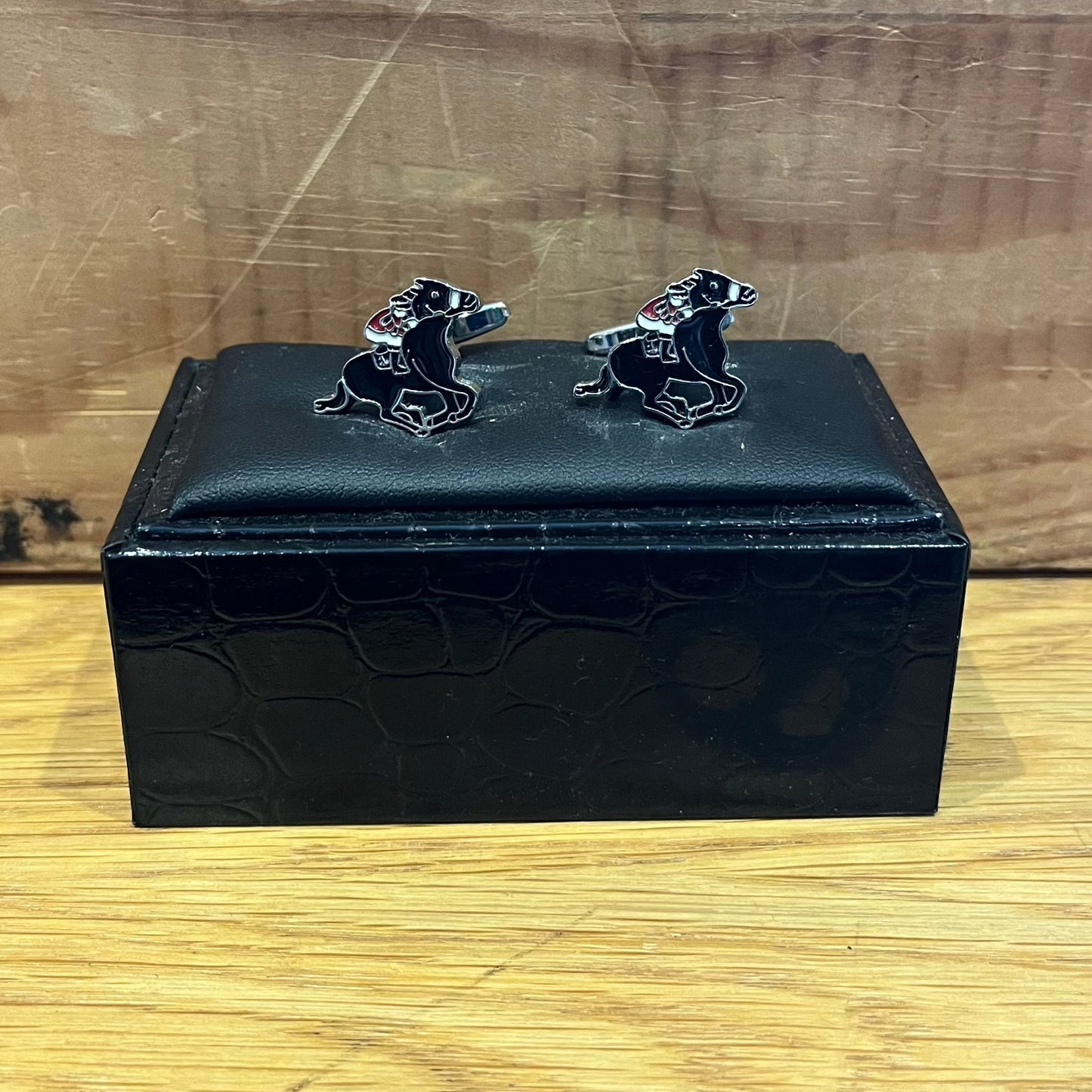 Regent racehorse cufflinks