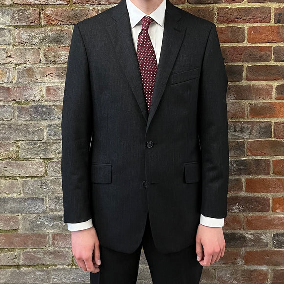 Regent 'Benjamin' two button charcoal grey suit - jacket