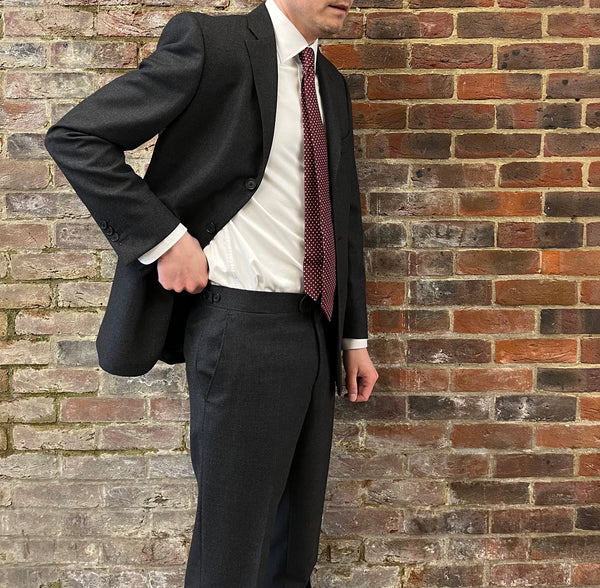 Regent Heritage - 'Charles' Suit - Grey Birdseye Wool
