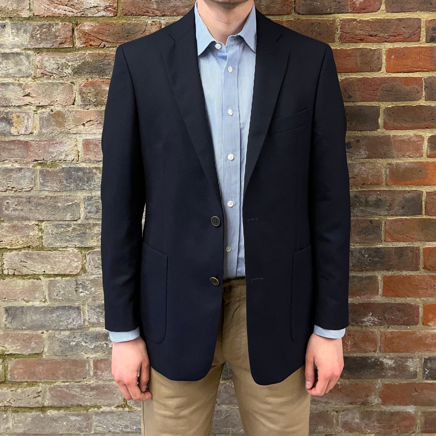 Regent blue birdseye jacket