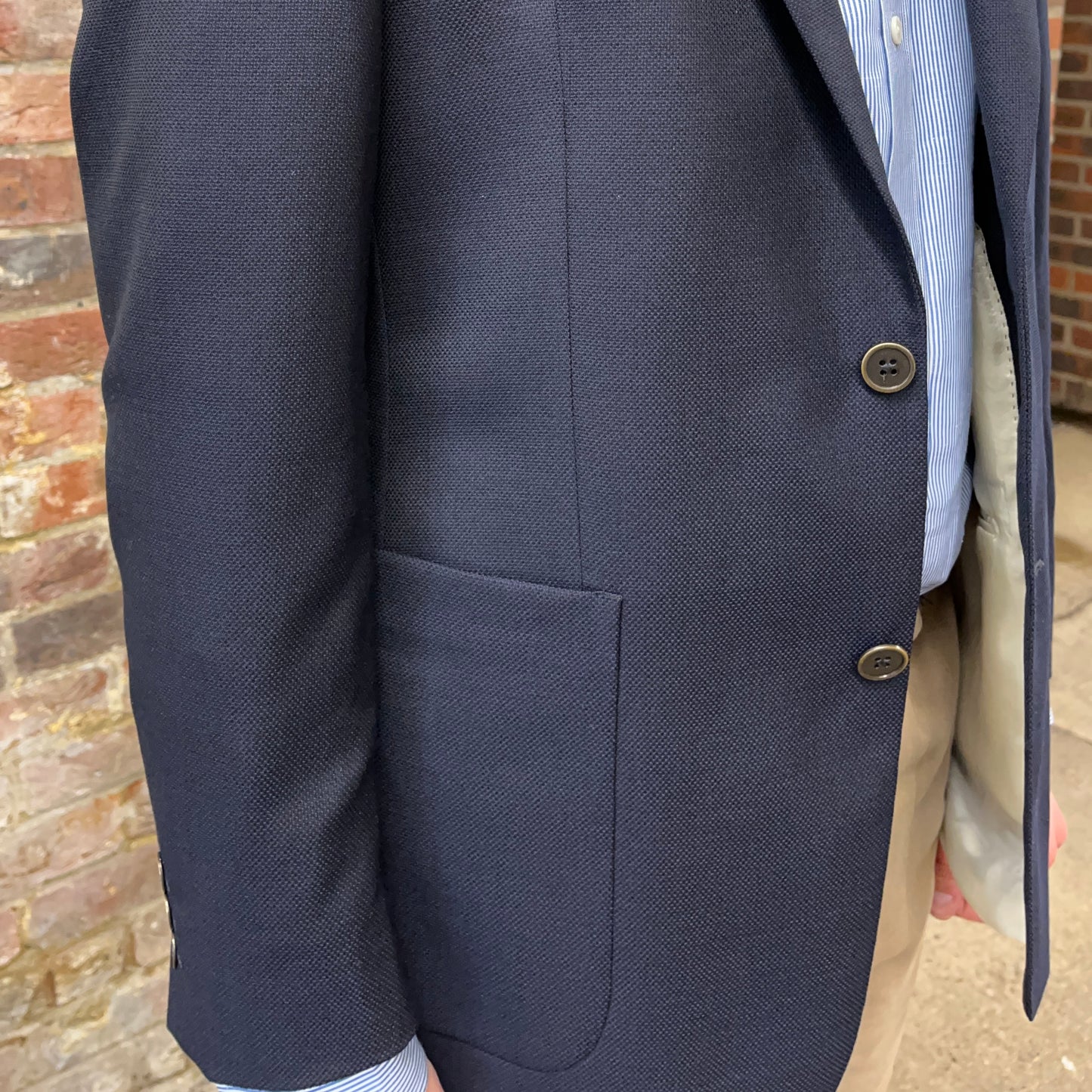 Regent blue birdseye jacket