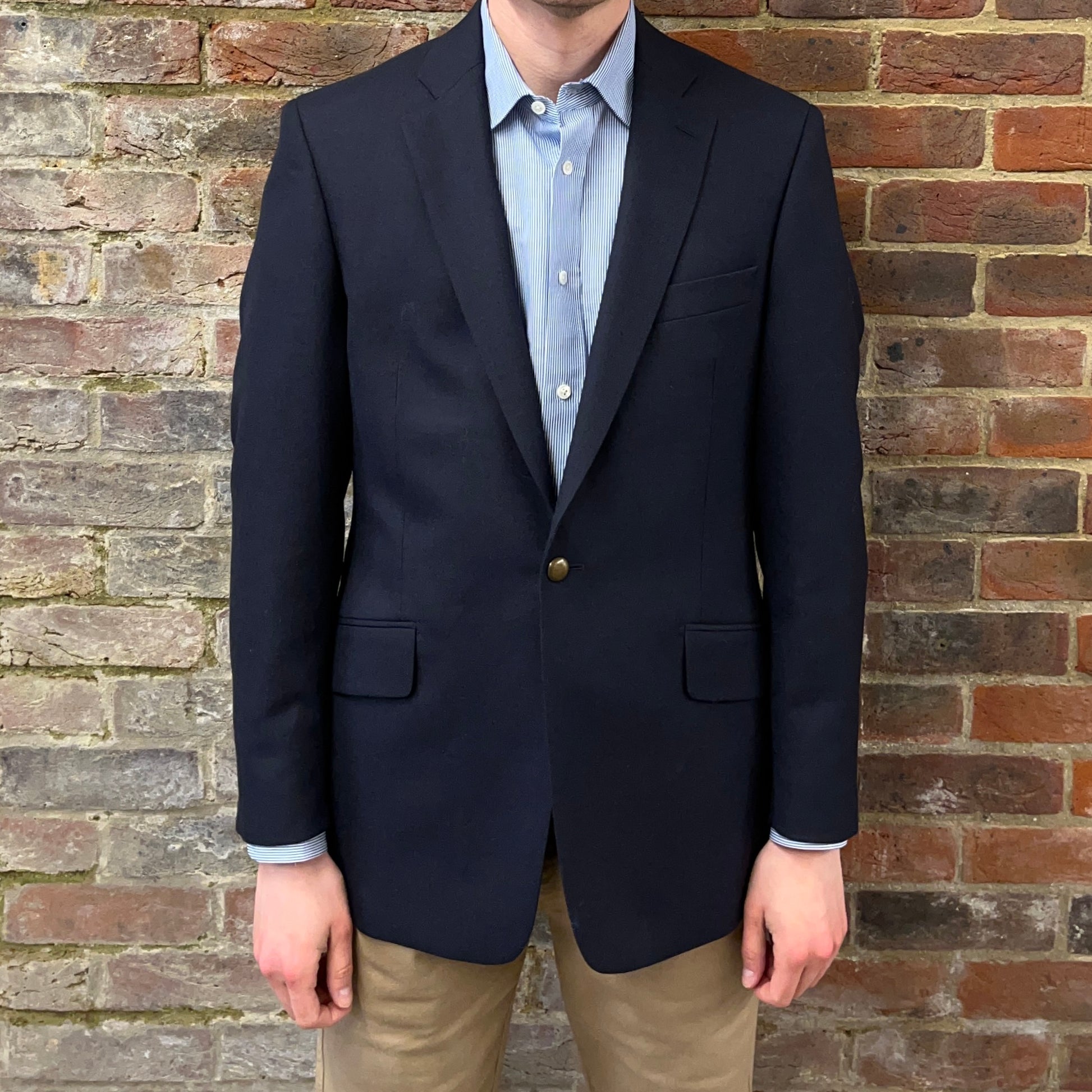 Regent blue sharkstooth jacket