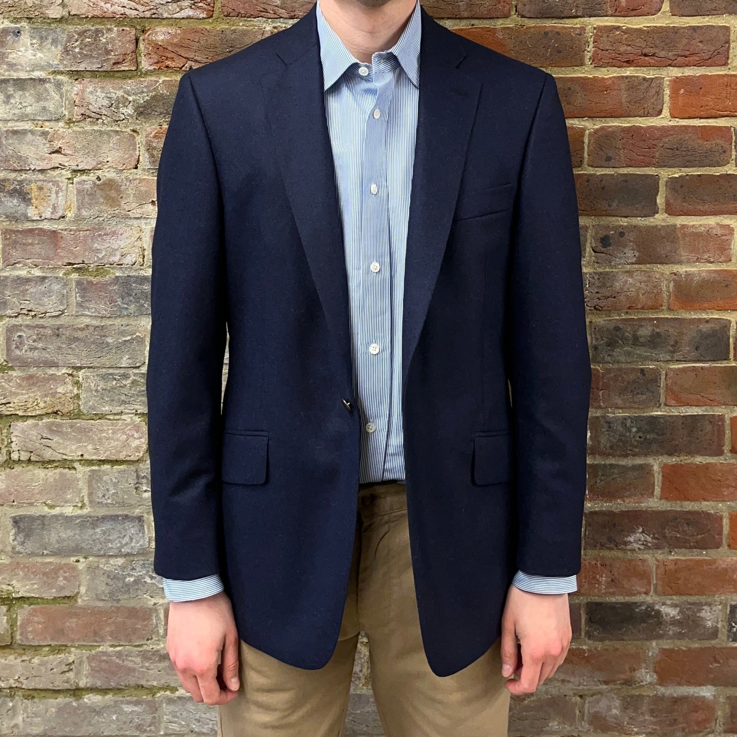 Regent blue flannel jacket