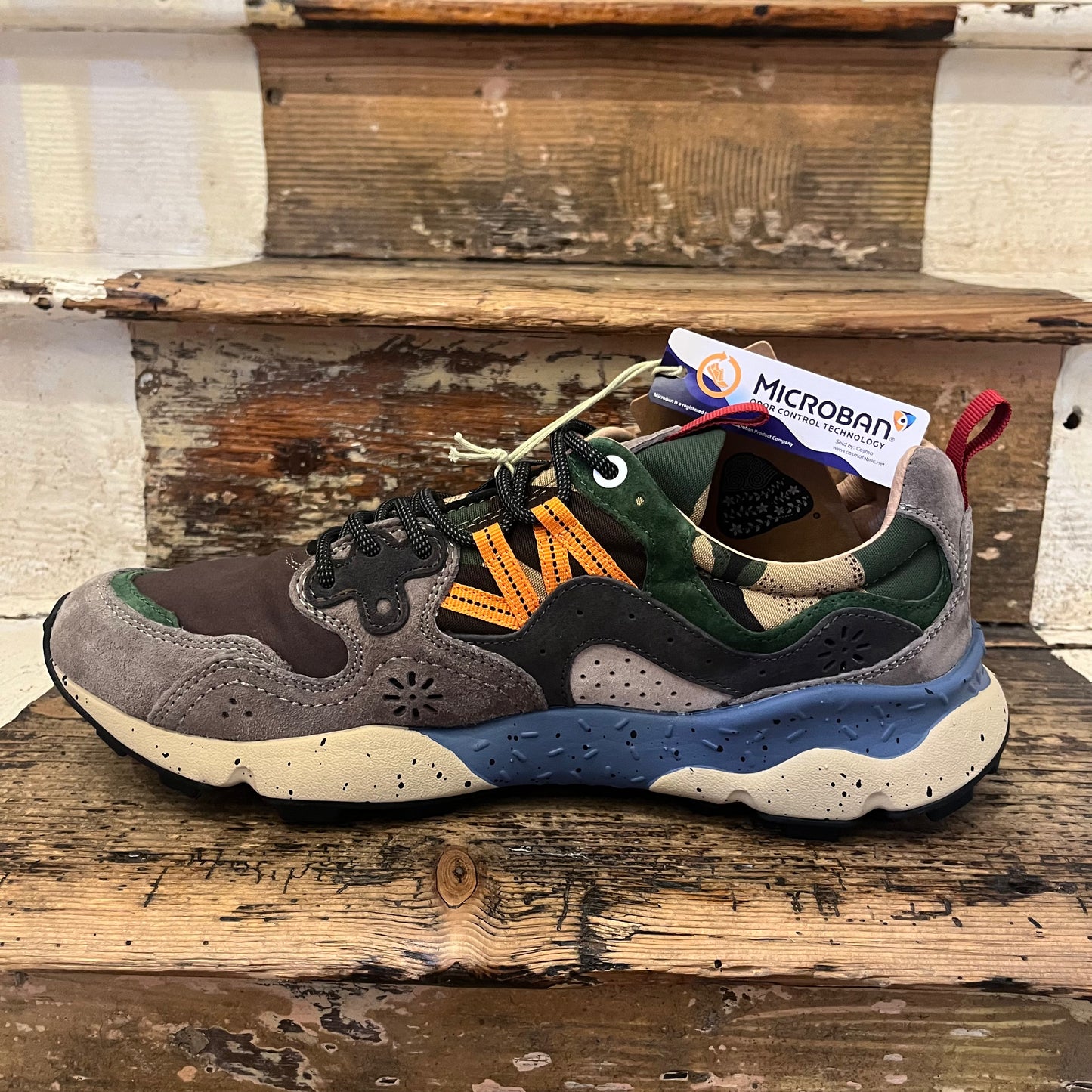 Flower Mountain - Yamano 3 Man Suede - Dark Grey/ Black - Camo