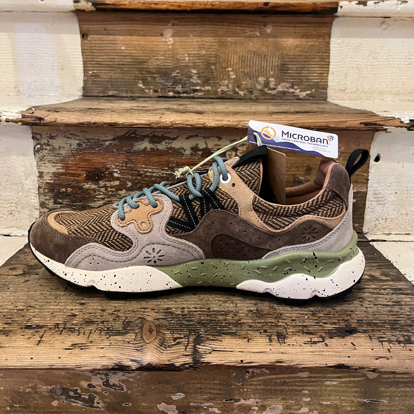Flower Mountain - Yamano 3 Man Suede - Dark Grey/ Light Brown