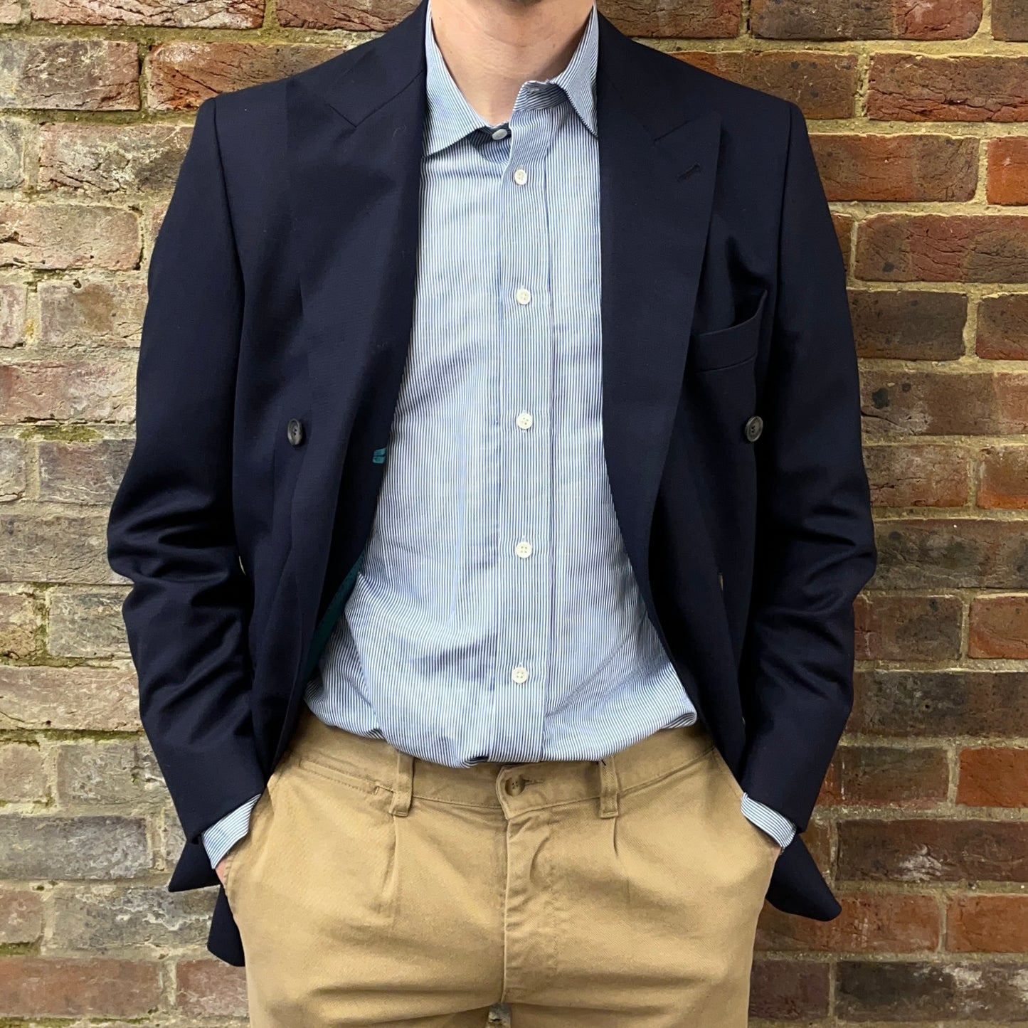 Regent -Thompson - Double-Breasted Blazer - 280g - Harrison's of Edinburgh cloth