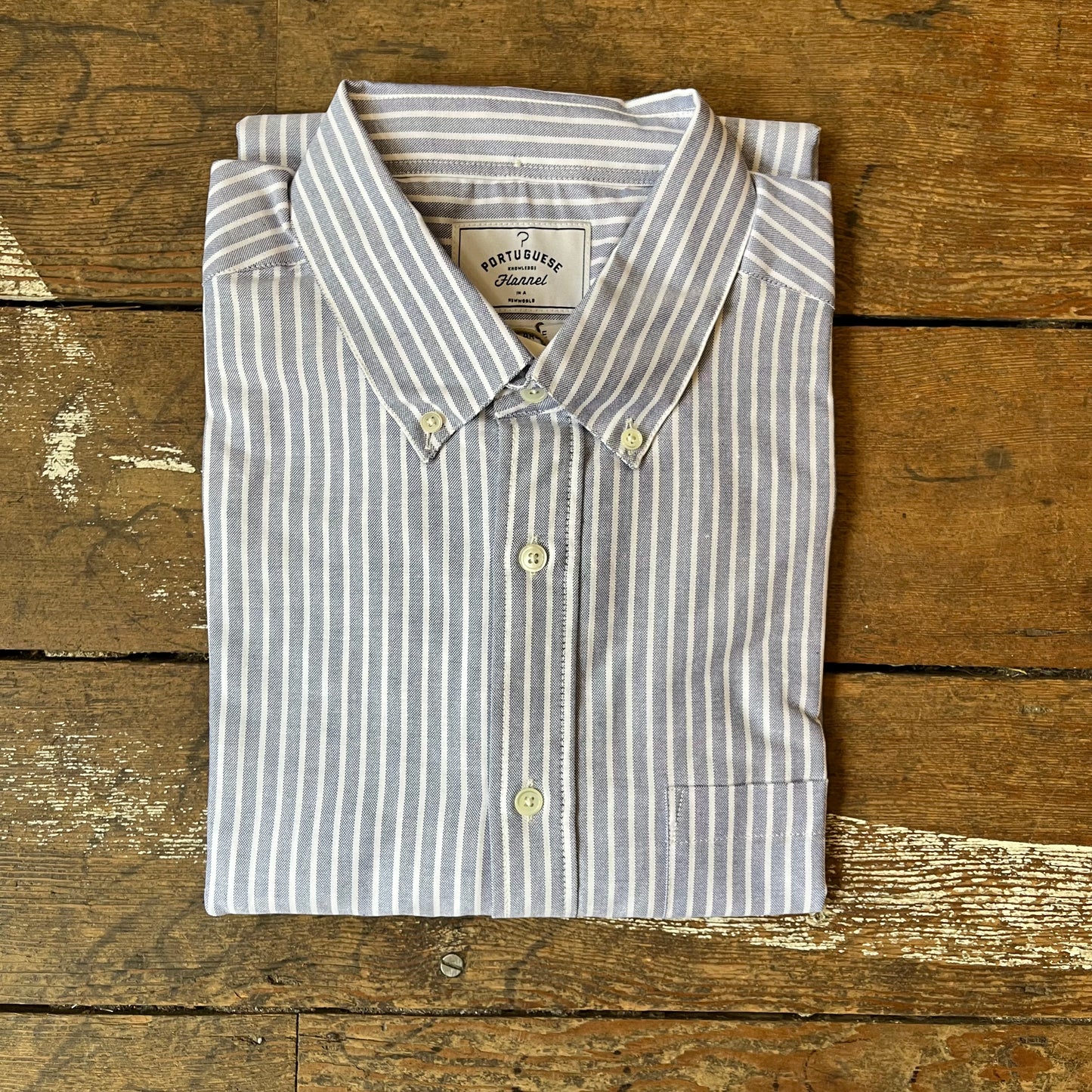 Portuguese Flannel - Belvista Stripe - Blue