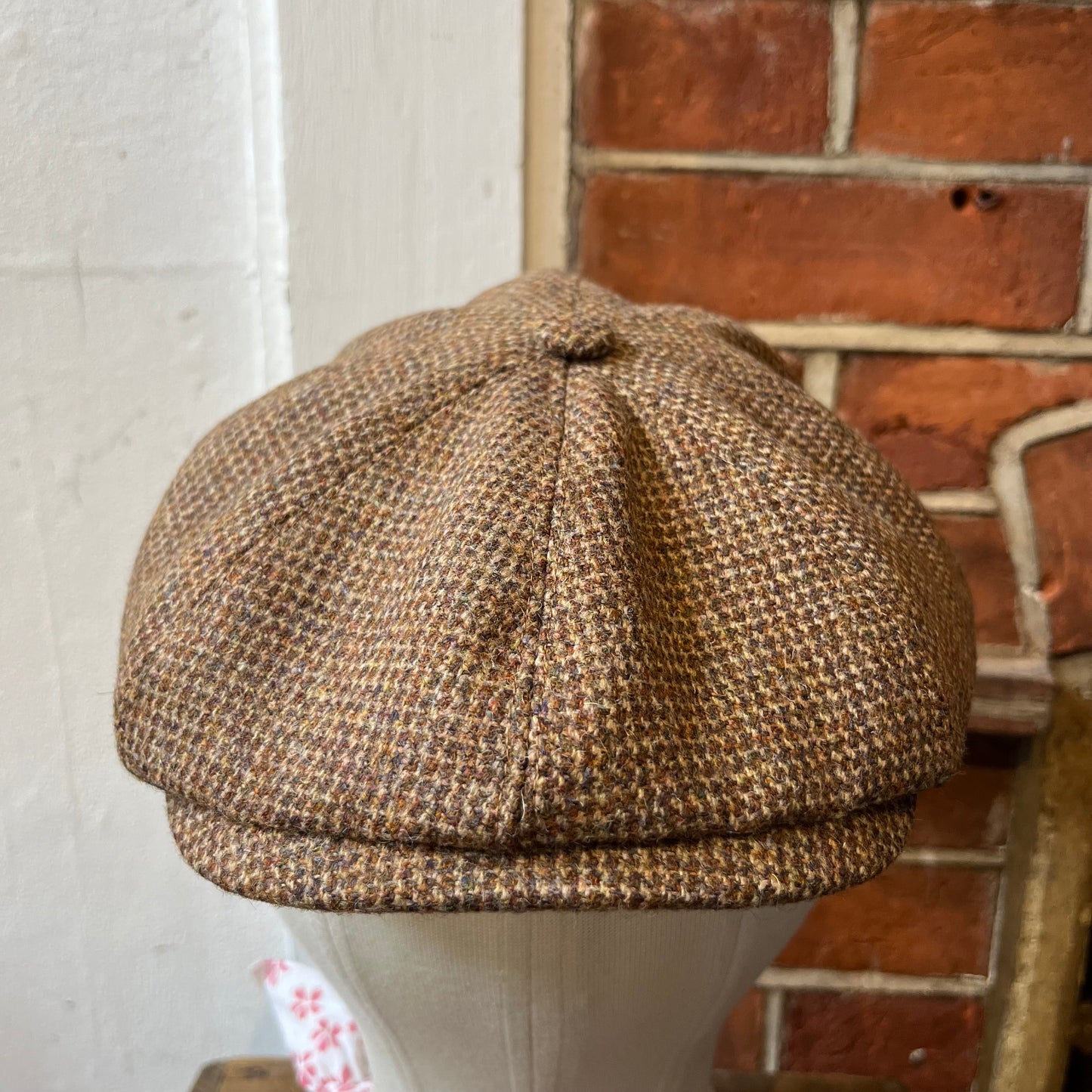 Regent - Baker Boy Cap - 'Goldfinch' Ginger Tweed