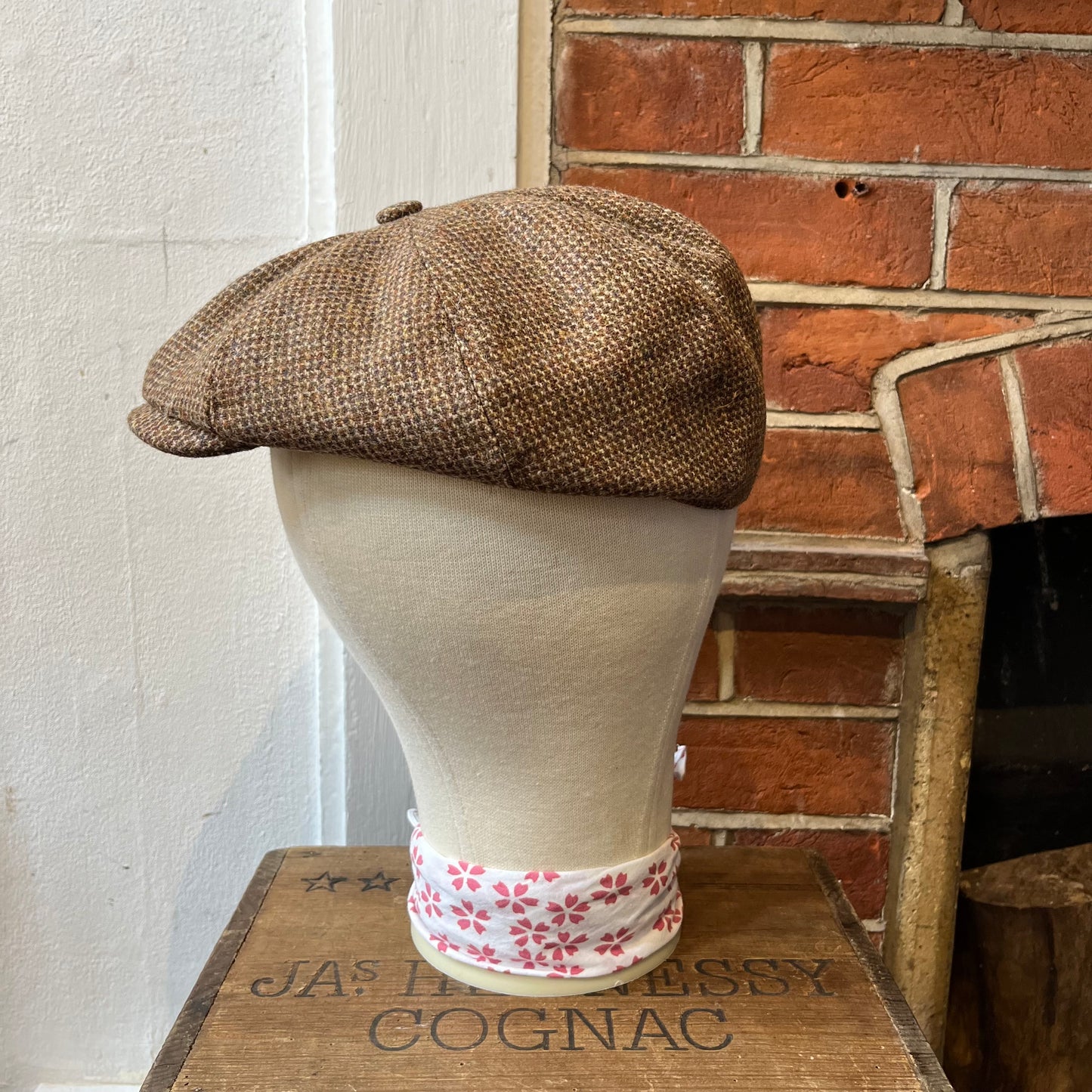 Regent - Baker Boy Cap - 'Goldfinch' Ginger Tweed