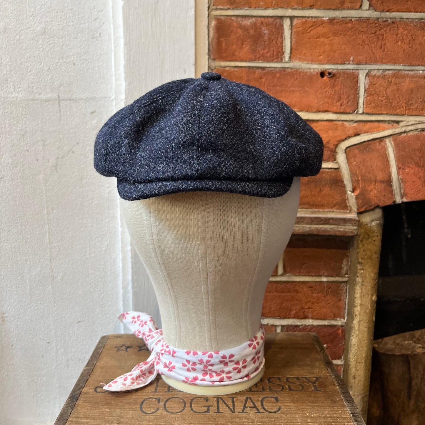 Regent - Baker Boy Cap - Navy Tweed