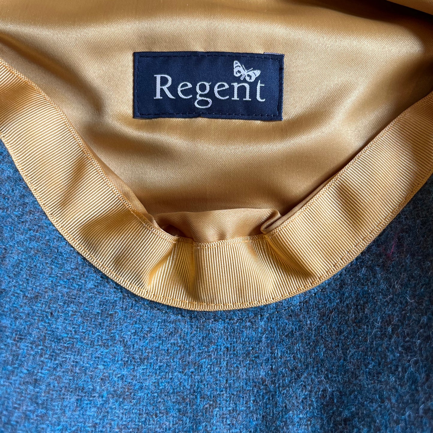 Regent - Baker Boy Cap - Teal Tweed - Regent Tailoring