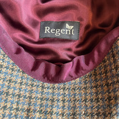 Regent - 8-Piece Baker Boy Cap - Tweed - Shepherd Check