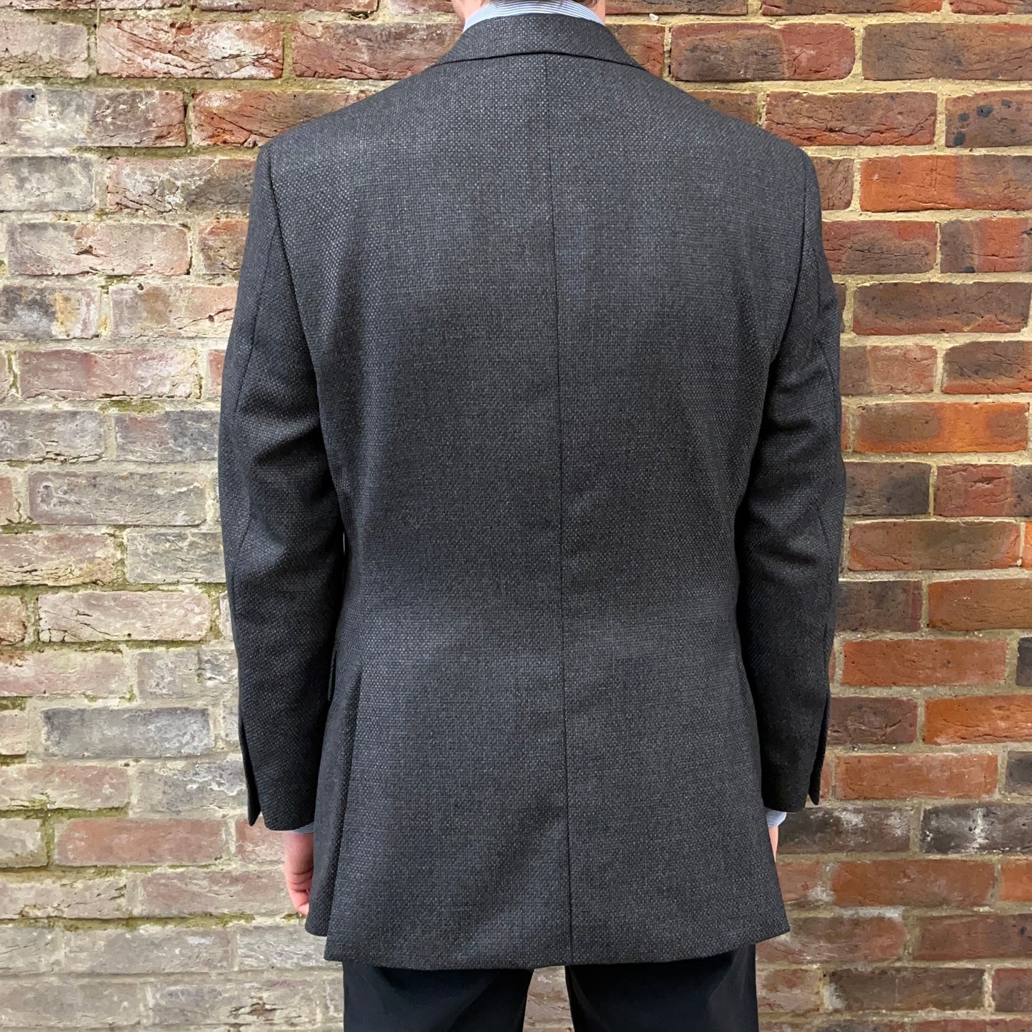 Regent Best Jim Grey Wool Jacket - rear