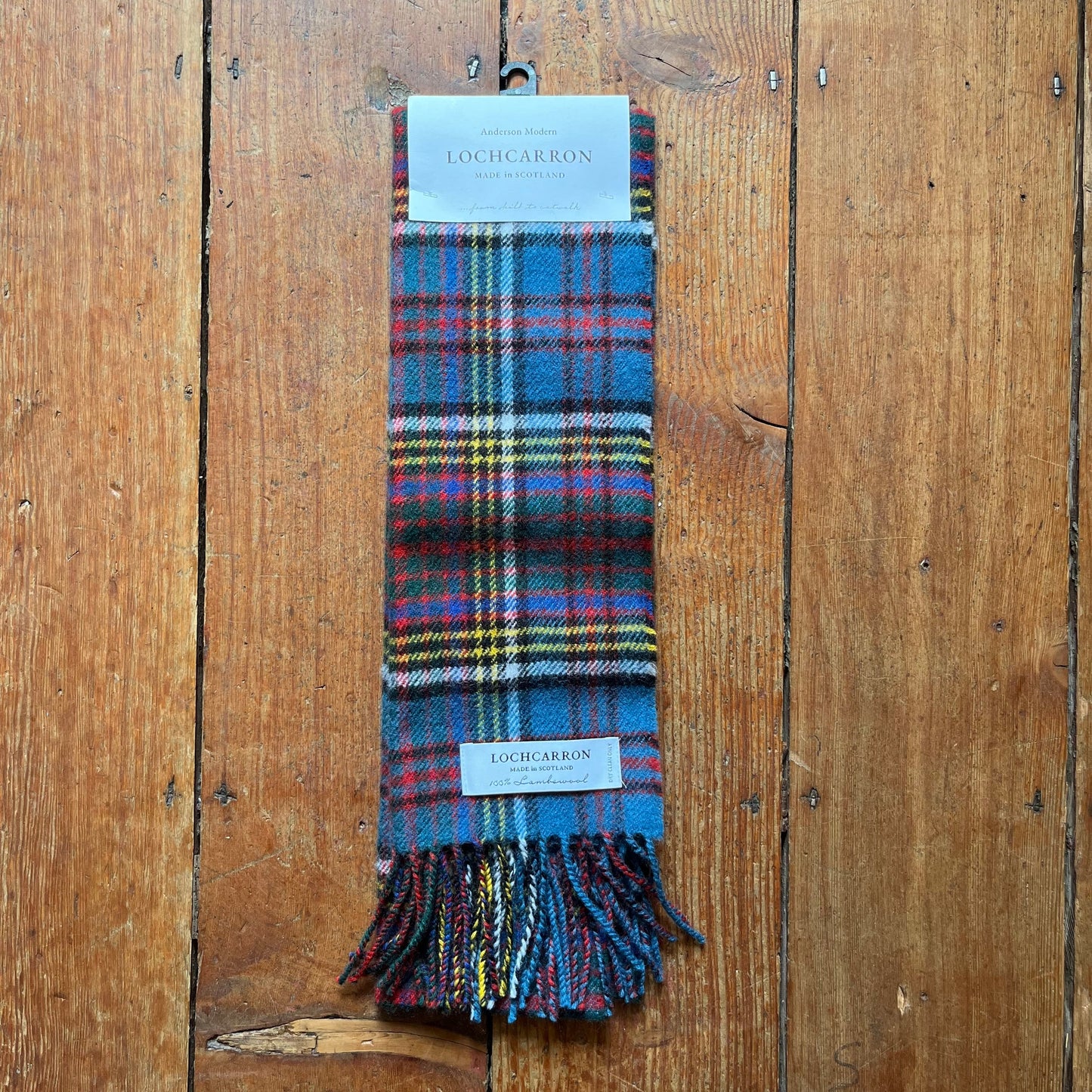 Lochcarron - Bowhill Anderson Modern Tartan Lambswool Scarf