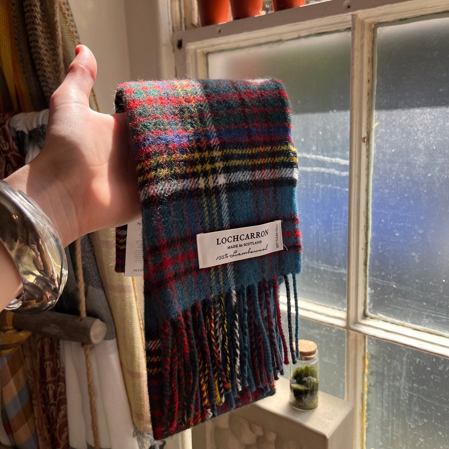 Lochcarron - Bowhill Anderson Modern Tartan Lambswool Scarf