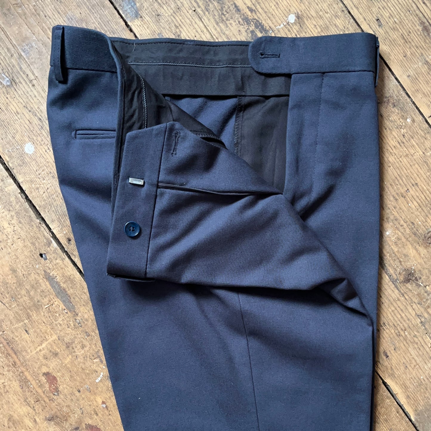 Regent - 'Williams' Trouser - Navy Blue Cavalry Twill - Regent Tailoring