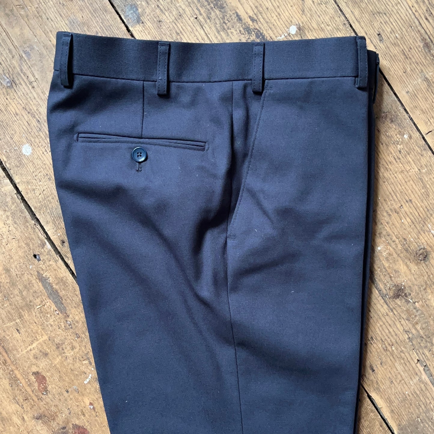 Regent - 'Williams' Trouser - Navy Blue Cavalry Twill - Regent Tailoring