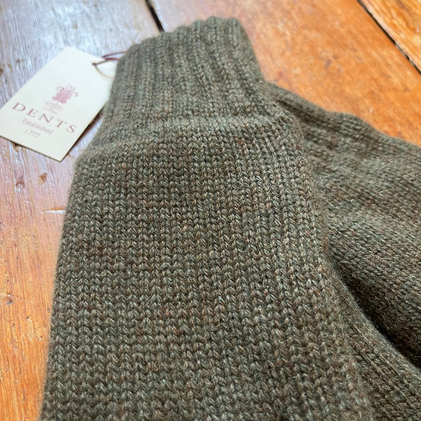 DENTS - Durham - Thinsulate-Lined Knitted Gloves - Olive