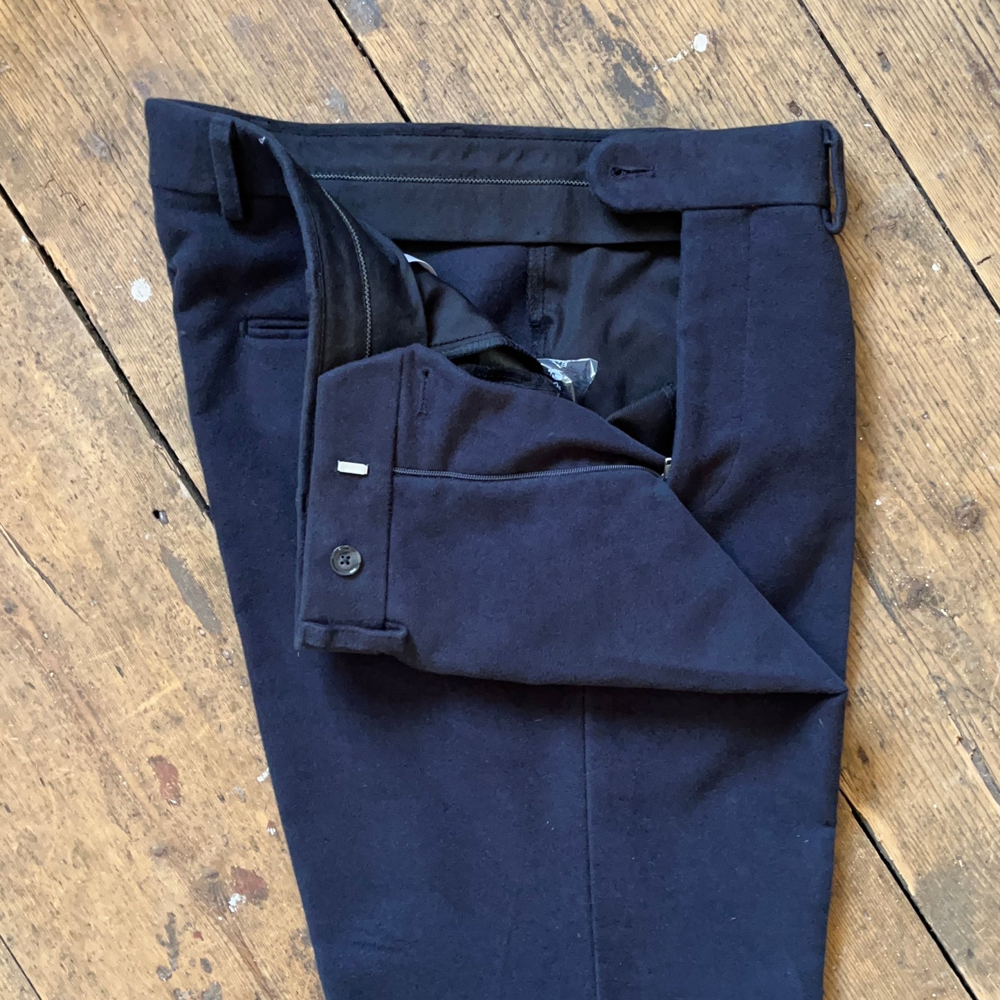 Regent - 'Jeremy' Trousers - Cloudy Navy Moleskin