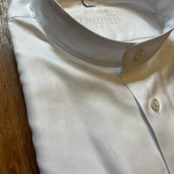 Regent - Pogo Shirt - White Grandad Collar