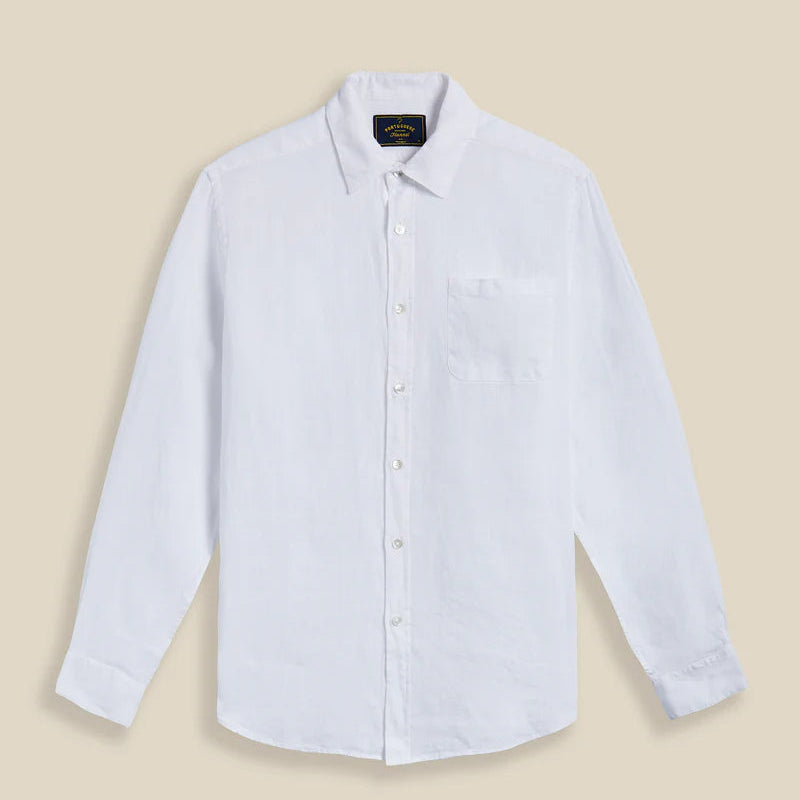 Portuguese Flannel - Linen Shirt - White