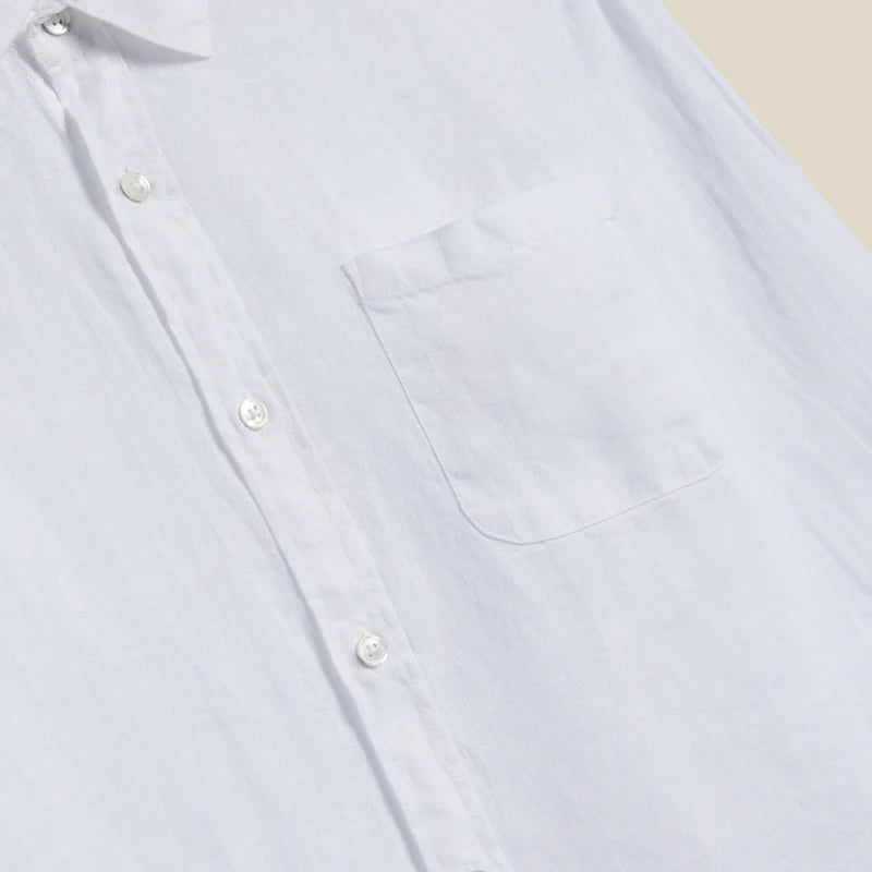 Portuguese Flannel - Linen Shirt - White