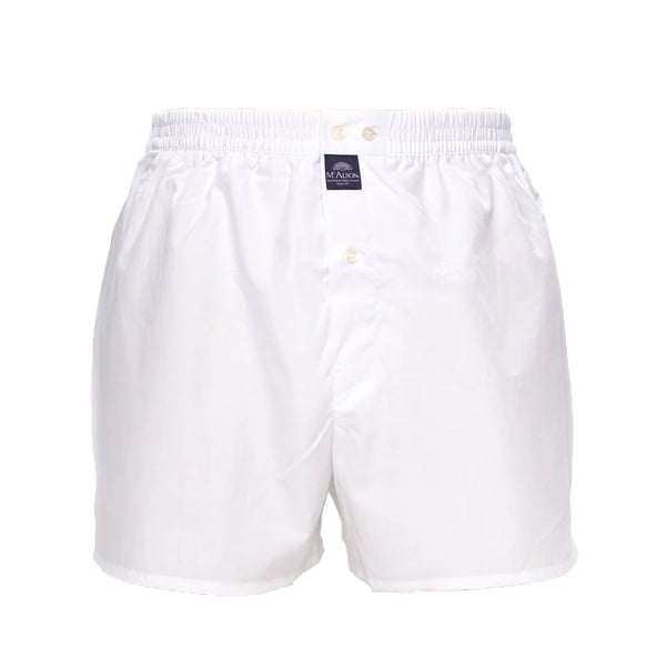 McAlson - Boxer Shorts - Classic White - M0100