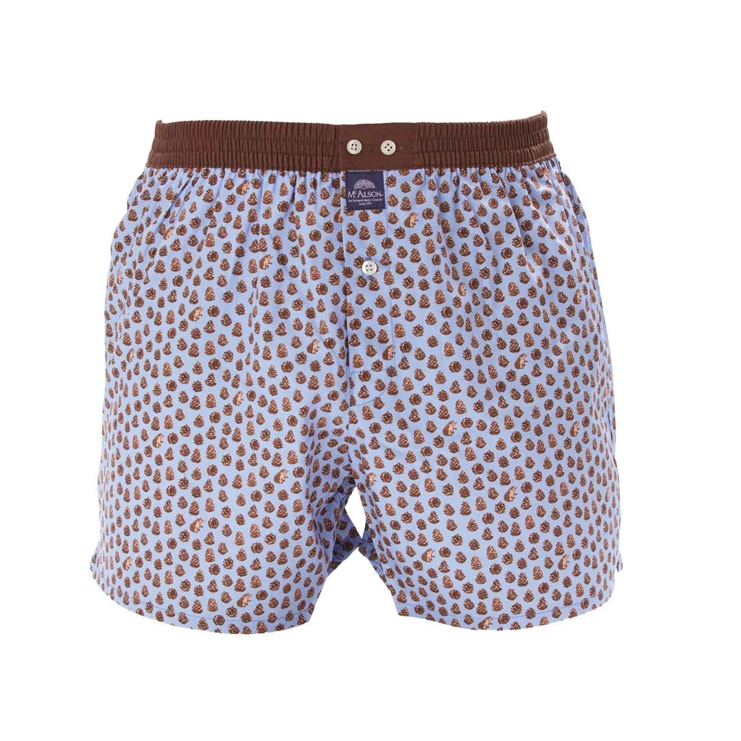 McAlson - Boxer Shorts - Pinecone Blue - M4830