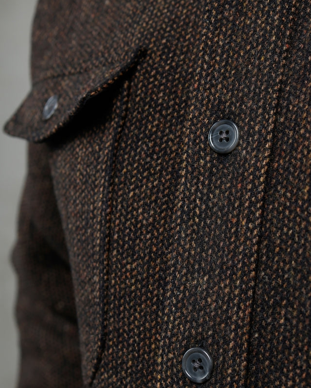 PIKE BROTHERS - 1943 CPO Shirt - Marino Wool - Brown