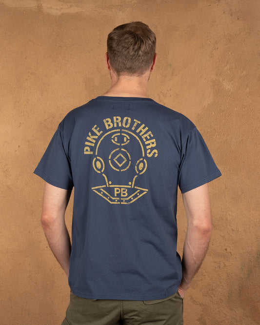 PIKE BROTHERS - 1969 Sports Tee - Scuba Blue
