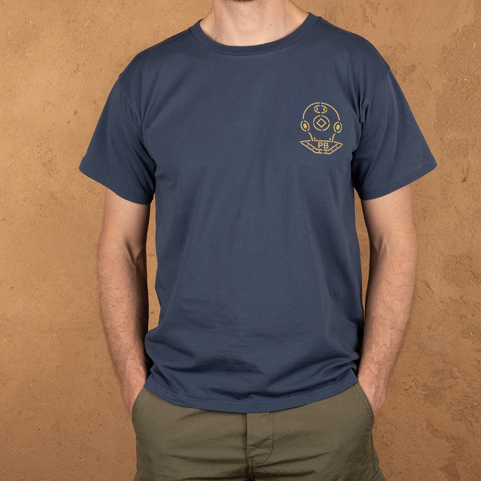 PIKE BROTHERS - 1969 Sports Tee - Scuba Blue