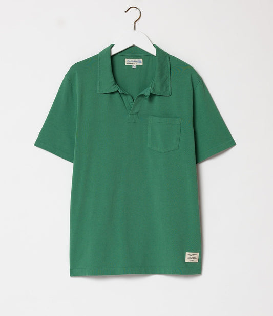 MERZ B. SCHWANEN - PLP04.46 - Polo Shirt - Grass Green - 7.1OZ