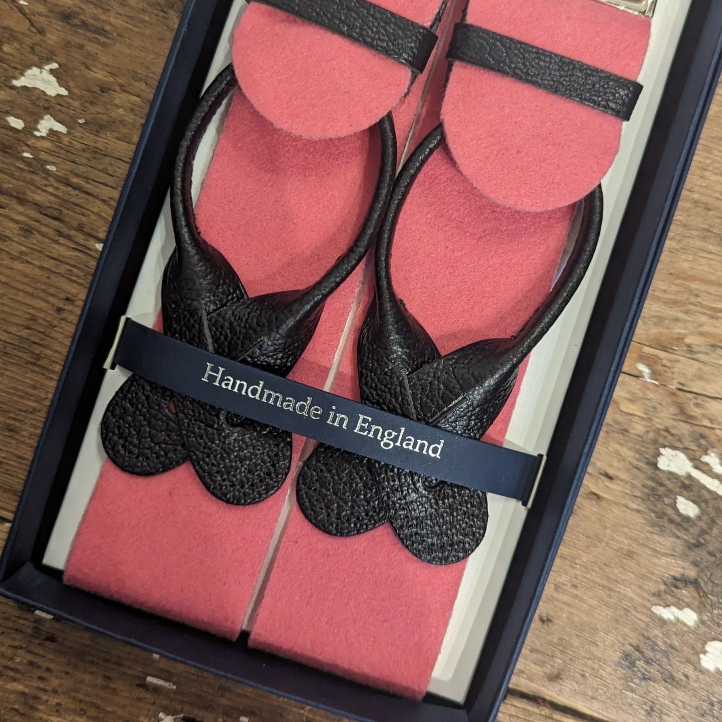 Albert Thurston x Regent - Braces - Boxcloth - Pink