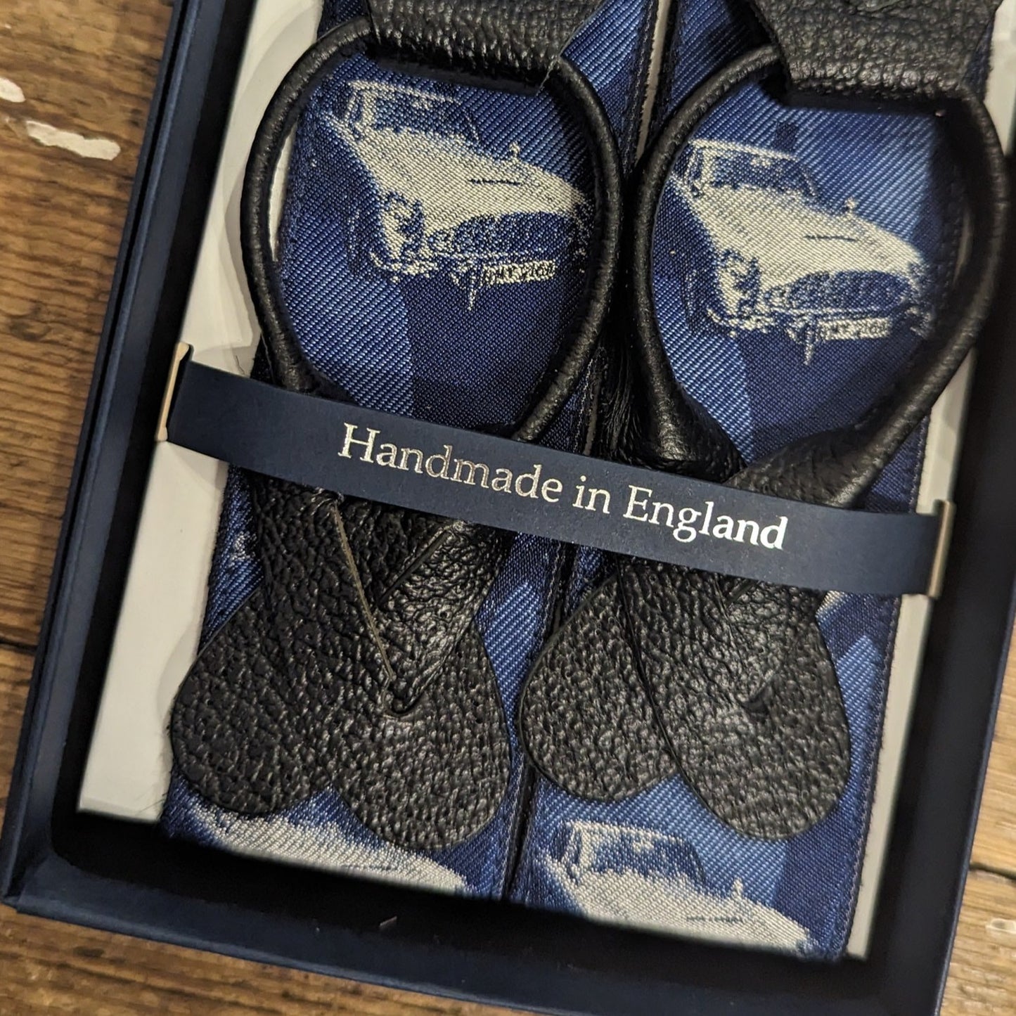Albert Thurston x Regent - Braces - Silk - Limited Edition Aston Martin Bond Car