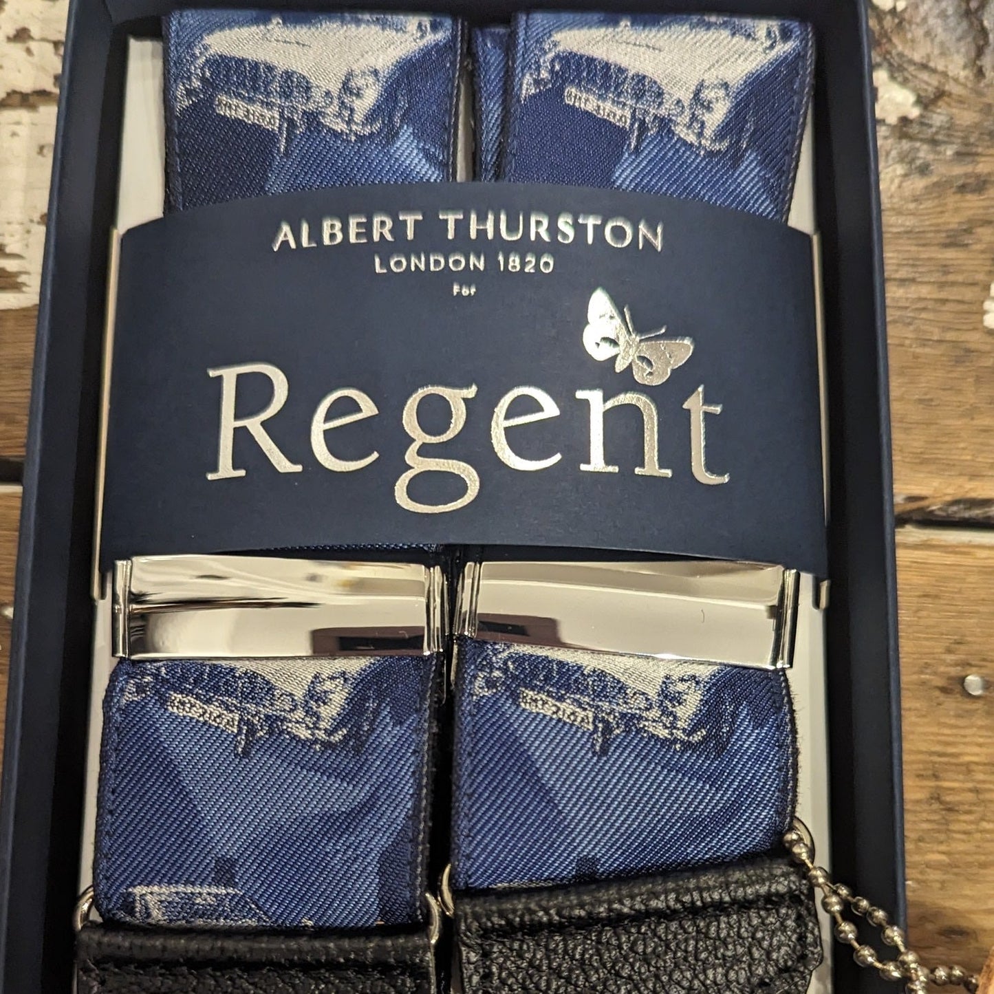 Albert Thurston x Regent - Braces - Silk - Limited Edition Aston Martin Bond Car