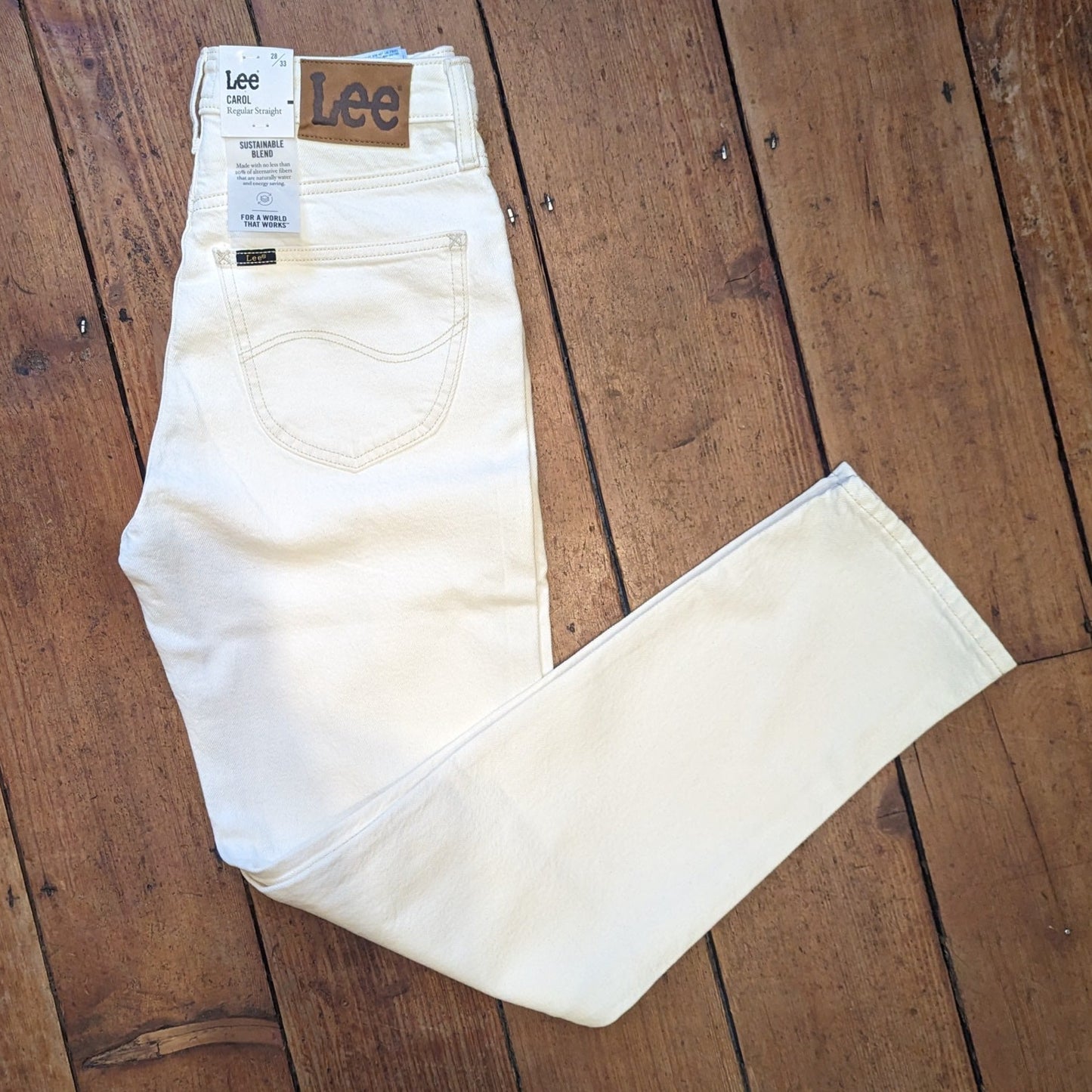 Carol White Denim Jeans 