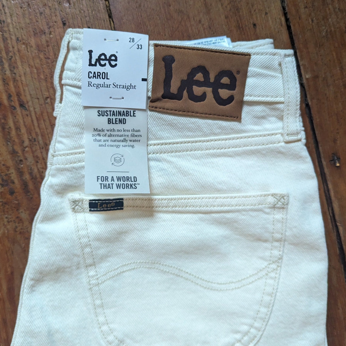 Lee jeans hot sale white