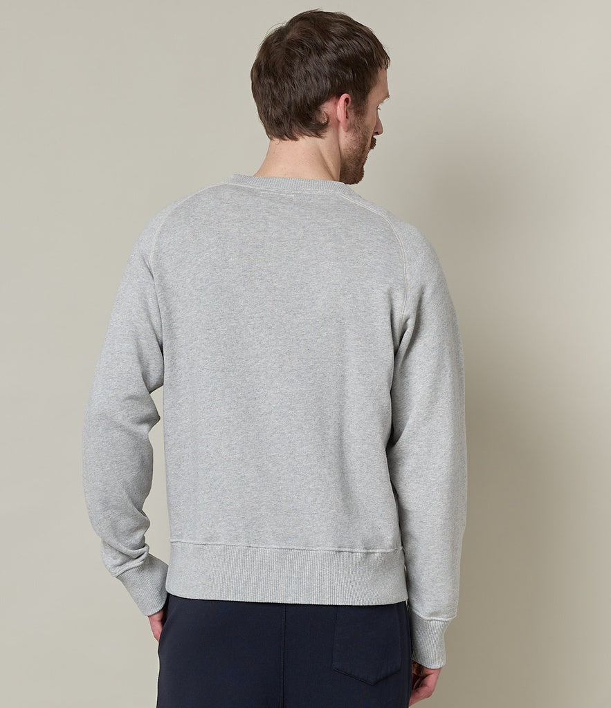 MERZ B. SCHWANEN - The Basics - RGS101.80 - Sweatshirt - Grey Melange - 10.6OZ