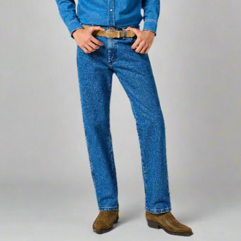 A man wearing jeans