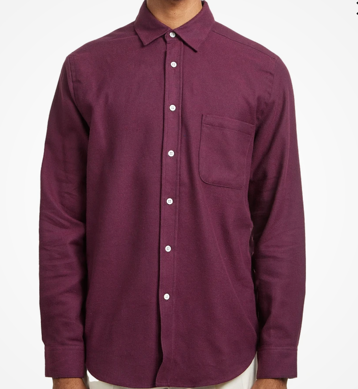 Portuguese Flannel - Teca 2.0 Shirt - Bordeaux