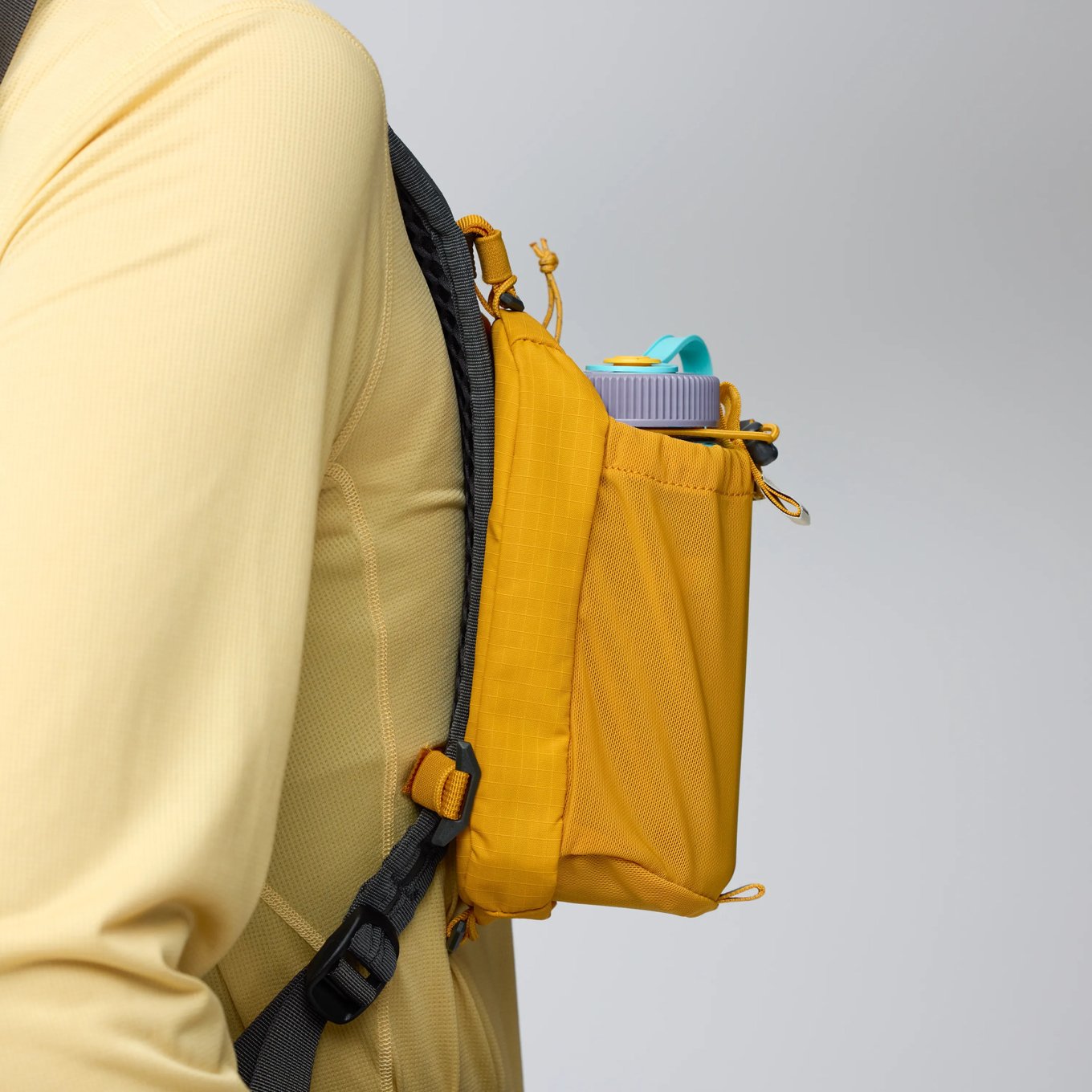 A water bottle holder