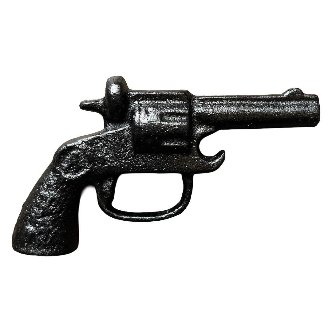 Antiqued Black Revolver - Bottle Opener - Regent Tailoring Salisbury
