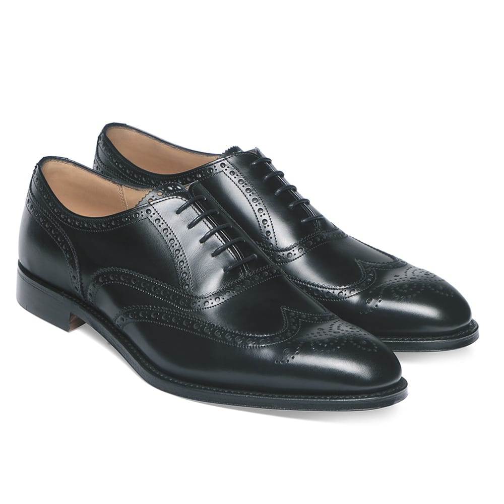 Joseph Cheaney - Broad II Oxford Wingcap Brogue - Black Calf Leather - Regent Tailoring