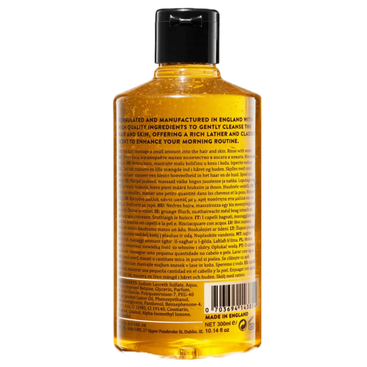 Dapper Dan Hair and Body Shampoo - Regent Tailoring Salisbury