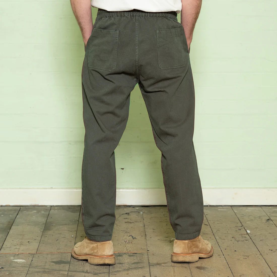 Patch pockets on the back