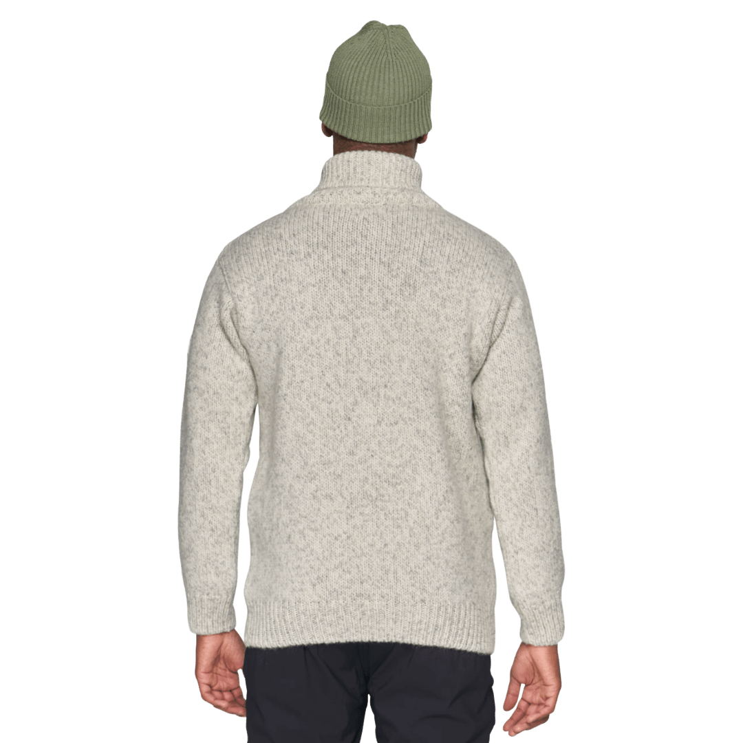 Devold - Nansen Wool Cardigan - Grey Melange - Regent Tailoring Salisbury